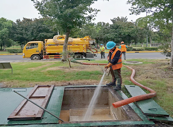 白水化油池清理
